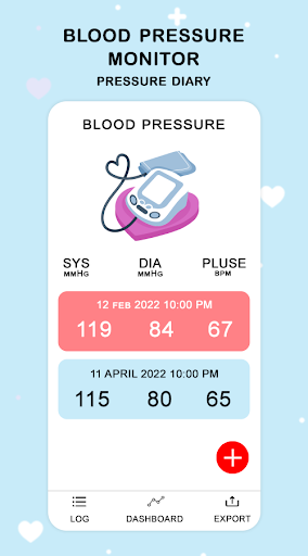 Blood Pressure Tracker Screen 3