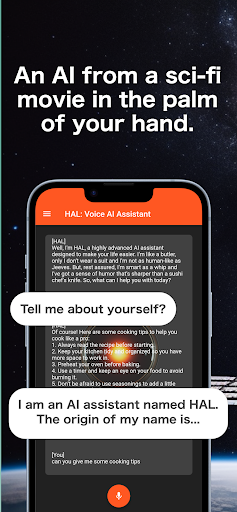 Android application HAL: Voice AI Assistant screenshort