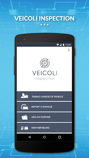 Android application Veicoli - Inspection screenshort