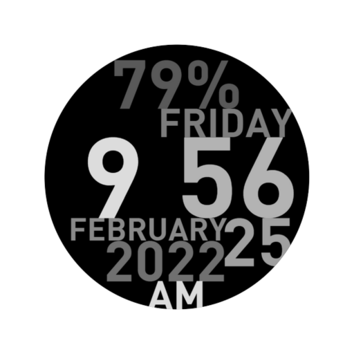 Huge Grey Watch Face logo