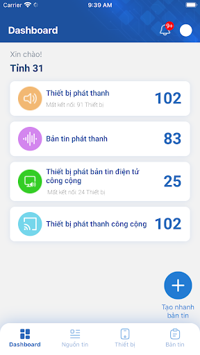 QL Thông tin nguồn thông minh Screen 2