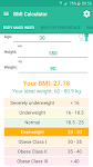 screenshot of BMI Calculator - Weight Loss