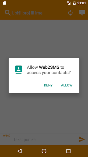BH Telecom Web2SMS v2 Screen 2