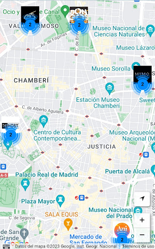 Android application LATIN DANCES PLACES screenshort