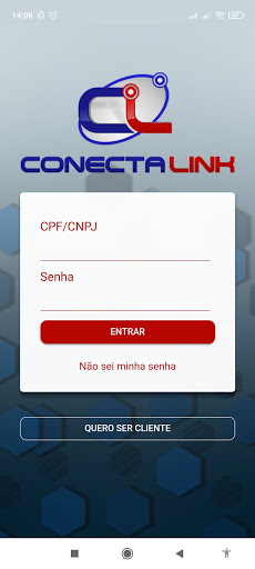 Android application Conecta Link Cliente screenshort