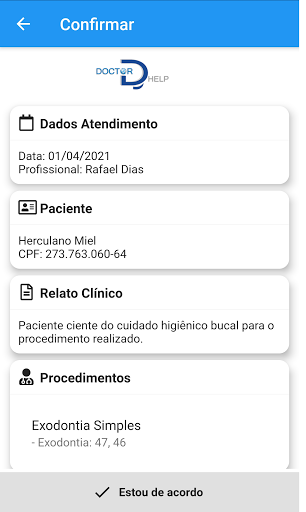 Android application DoctorHelp screenshort