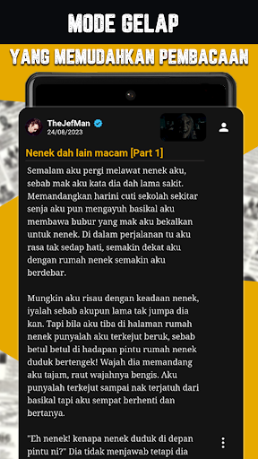 Android application Ceritakan screenshort