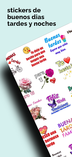 Stickers Buenos días y noches