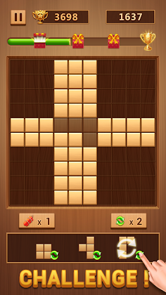 Wood Block - Classic Block Puz - Screenshot 3