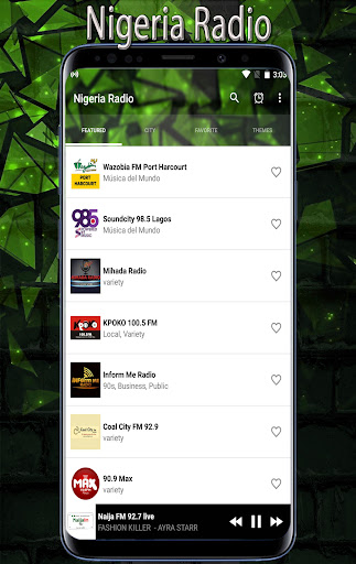 Android application Nigeria Radio screenshort