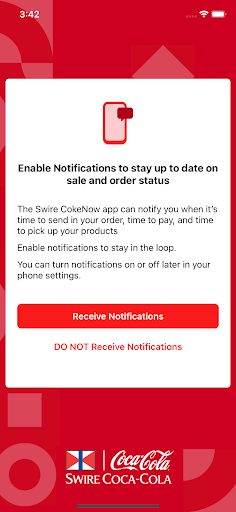 SwireCokeNow Employee Sales Screen 2