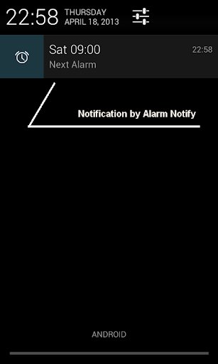 Alarm Notify Screen 2