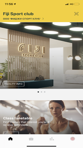 Android application FIJI Fitness screenshort