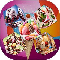 የአዶ ምስል Ice Cream  cube live wallpaper