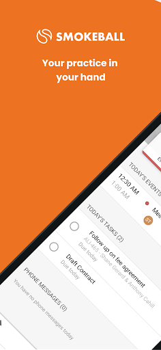 Android application Smokeball screenshort