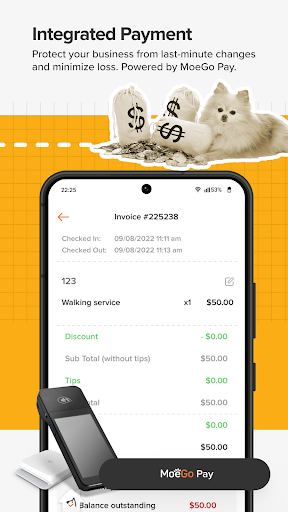 Screenshot of MoeGo: for busy pet groomers