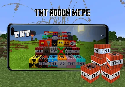 TNT Mod Addon for Minecraft