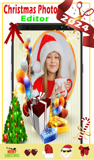 Android application Christmas Photo Frames 2023 screenshort