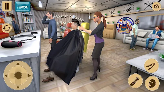 Barber Shop 3d Hair Cut Games