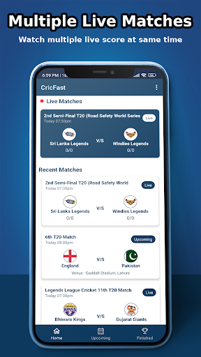 CricLive - Live Cricket Score Screen 2
