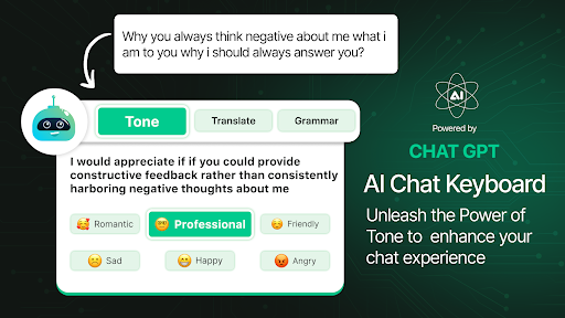 AI Chat Keyboard: Smart Typing Screenshot 3 - AppWisp.com