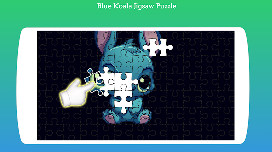 Blue Koala Jigsaw Puzzle