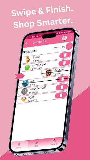 Shopping List: Snap & Share Screen 2