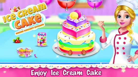 氷 クリーム ケーキ メーカー ： デザート シェフ