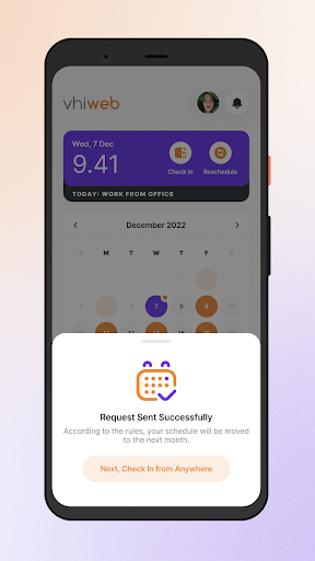 Android application VhiWEB ESS screenshort