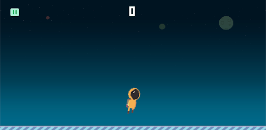 Flying 2d Astronot