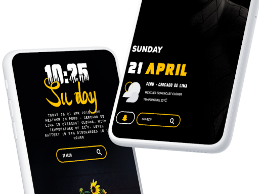 Android application Camaleón KWGT screenshort
