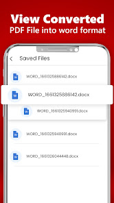 PDF to Word Converter App  screenshots 2