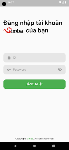 Android application Simba HUB screenshort