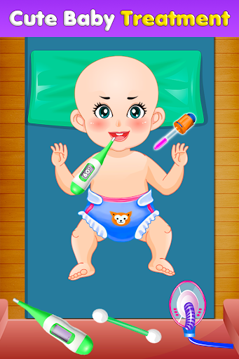 Android application Chic Baby Doctor Care Game screenshort