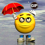 Cover Image of Herunterladen Funny Emoji Gif  APK