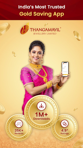 Android application Thangamayil DigiGold Savings screenshort