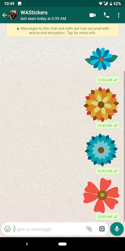 Flowers Stickers for Whatsapp Screen 2