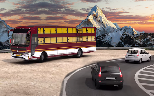Offroad Bus Drive: Bus Game 3D apktram screenshots 12