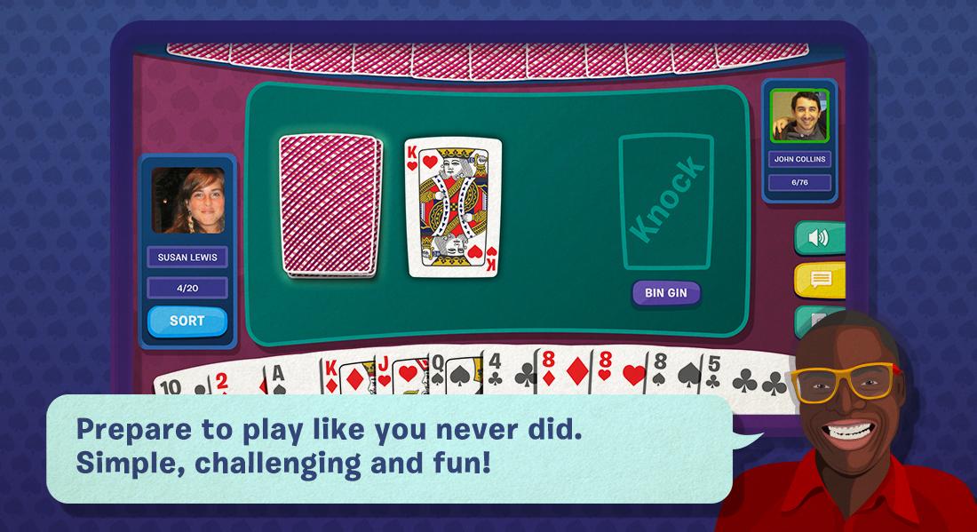 Android application Gin Rummy Blyts screenshort