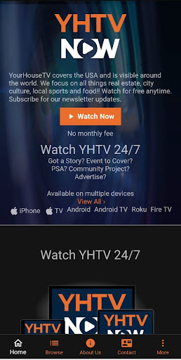 Android application YHTVNOW screenshort