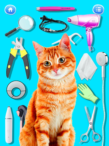 Android application Cat Games: Pet Doctor Dentist screenshort