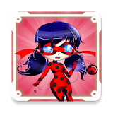 lady bug Chibi Ninja Girl icon