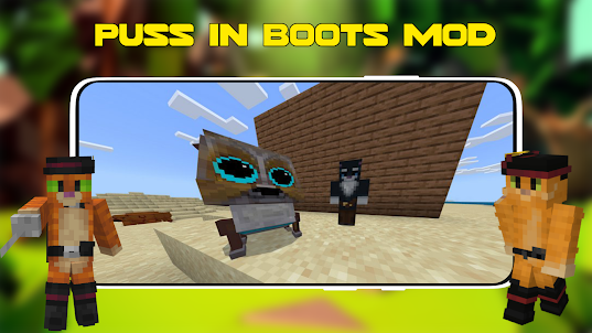 Puss In Boots Mod For MCPE