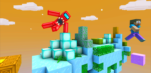 Craft Parkour: 3D Blocky Race Apk Mod for Android [Unlimited Coins/Gems] 4