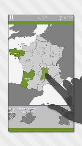 Enjoy Learning France Map Puzzle 3.2.1 screenshots 1