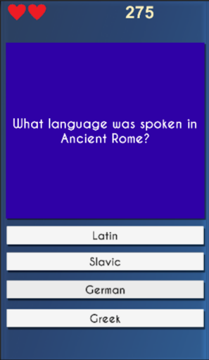 Android application Quiz World screenshort