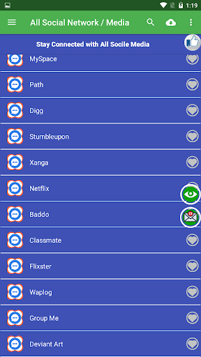 All Social Network / Media Screen 3