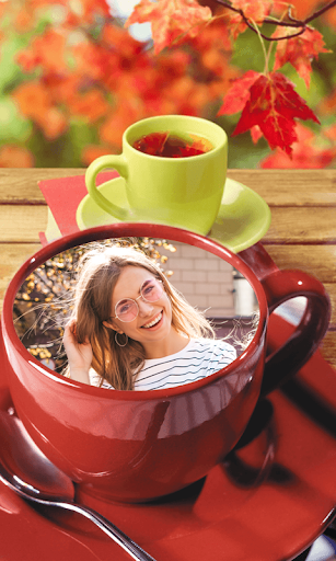 Android application Coffee Mug Photo Frames screenshort