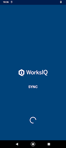 Android application WorksIQ Sync screenshort