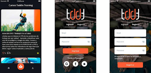 Taddle Training Screen 2